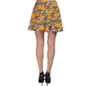 Pattern Halloween Wearing Costume iCreate Skater Skirt View2