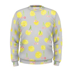 Cute Fruit Cerry Yellow Green Pink Men s Sweatshirt by Mariart