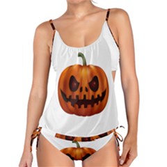 Halloween Pumpkin Tankini Set by Valentinaart