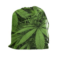 Marijuana Plants Pattern Drawstring Pouches (xxl) by dflcprints