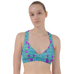 Season For Roses And Polka Dots Sweetheart Sports Bra by pepitasart