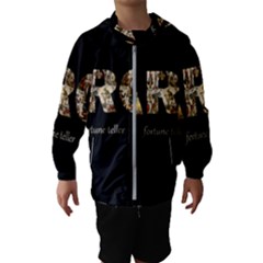 Tarot Fortune Teller Hooded Wind Breaker (kids) by Valentinaart