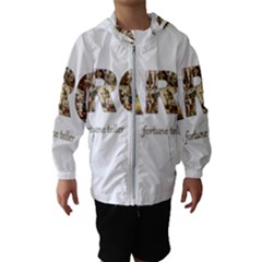 Tarot Fortune Teller Hooded Wind Breaker (kids) by Valentinaart