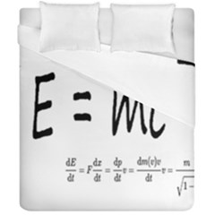 E=mc2 Formula Physics Relativity Duvet Cover Double Side (california King Size) by picsaspassion