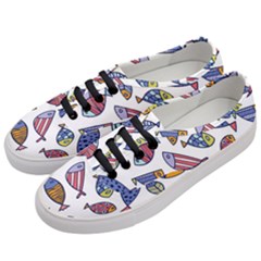 Love Fish Seaworld Swim Rainbow Cartoons Women s Classic Low Top Sneakers by Mariart