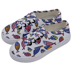 Love Fish Seaworld Swim Rainbow Cartoons Kids  Classic Low Top Sneakers by Mariart