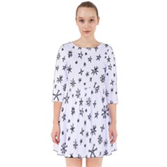 Star Doodle Smock Dress by Mariart