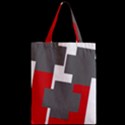 Cross Abstract Shape Line Zipper Classic Tote Bag View2