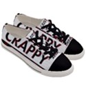 Reality Is Just A Crappy  Boring Game Men s Low Top Canvas Sneakers View3