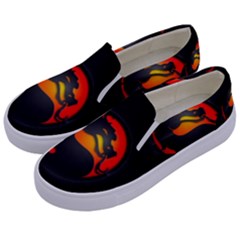 Dragon Kids  Canvas Slip Ons by Celenk