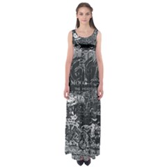 Graffiti Empire Waist Maxi Dress by ValentinaDesign