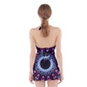 Kaleidoscope Shape Abstract Design Halter Dress Swimsuit  View2