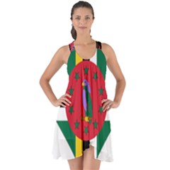 Heart Love Flag Antilles Island Show Some Back Chiffon Dress by Celenk