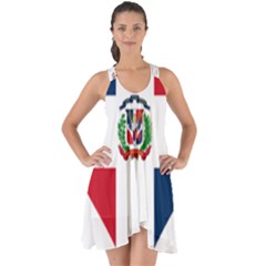 Heart Love Dominican Republic Show Some Back Chiffon Dress by Celenk