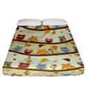 Autumn Owls Pattern Fitted Sheet (King Size) View1