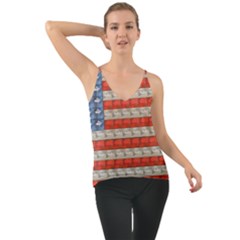 Geometricus Usa Flag Cami by Celenk