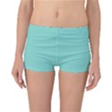 Tiffany Aqua Blue Puffy Quilted Pattern Reversible Boyleg Bikini Bottoms View3