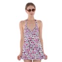 Pattern Halter Dress Swimsuit  View1