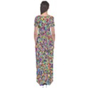 Pattern Short Sleeve Maxi Dress View2