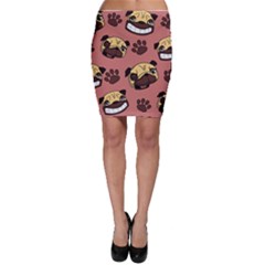 Happy Pugs Bodycon Skirt by allthingseveryone