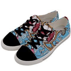 Illustration Characters Comics Draw Men s Low Top Canvas Sneakers by Celenk