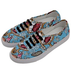 Illustration Characters Comics Draw Men s Classic Low Top Sneakers by Celenk