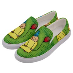 Seamless Repeating Tiling Tileable Men s Canvas Slip Ons by Celenk