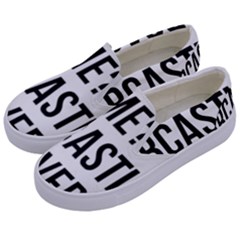 Me Sarcastic Never Kids  Canvas Slip Ons by FunnyShirtsAndStuff