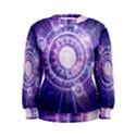 Blue Fractal Alchemy HUD for Bending Hyperspace Women s Sweatshirt View1