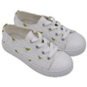 Birds Motif Pattern Kids  Low Top Canvas Sneakers View3