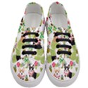 Hula Corgis Fabric Women s Classic Low Top Sneakers View1