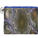 Fractal Waves Whirls Modern Canvas Cosmetic Bag (XXXL) View1