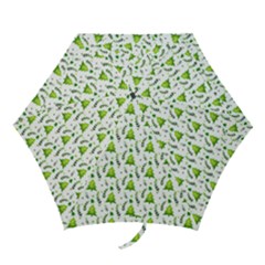 Watercolor Christmas Tree Mini Folding Umbrellas by patternstudio