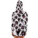 Goofy Monsters Pattern  Long Sleeve Hooded T-shirt View2