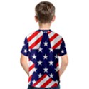 Patriotic Usa Stars Stripes Red Kids  Cotton Tee View2