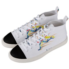 F686a000 1c25 4122 A8cc 10e79c529a1a Men s Mid-top Canvas Sneakers by MERCH90