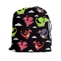 Cute Flying Dragons Drawstring Pouches (XXL) View1