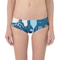 Cool Sea Life Pattern Classic Bikini Bottoms by Bigfootshirtshop