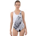 Animal Bird Forest Nature Owl Cut-Out Back One Piece Swimsuit View1