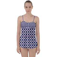 Kaleidoscope Tiles Babydoll Tankini Set by jumpercat