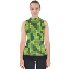 Tetris Camouflage Forest Shell Top by jumpercat