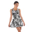 Tetris Camouflage Urban Cotton Racerback Dress View1