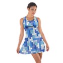 Tetris Camouflage Marine Cotton Racerback Dress View1