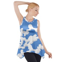 Cloud Lines Side Drop Tank Tunic by jumpercat