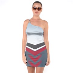 Modern Shapes One Soulder Bodycon Dress by jumpercat