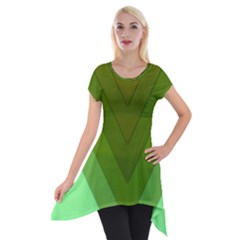 Tri 03 Short Sleeve Side Drop Tunic by jumpercat