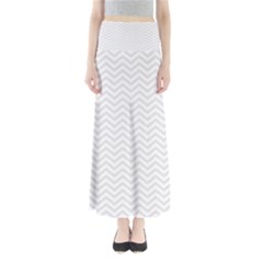 Light Chevron Full Length Maxi Skirt by jumpercat