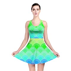 Art Deco Rain Bow Reversible Skater Dress by NouveauDesign