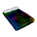 Christmas Colorful Rainbow Colors Fitted Sheet (Full/ Double Size) View2