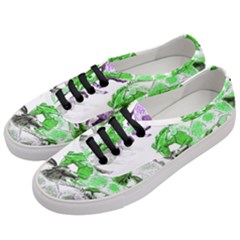 Horse Horses Animal World Green Women s Classic Low Top Sneakers by BangZart